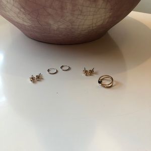 3 Sets of Studs AND Ring Included
